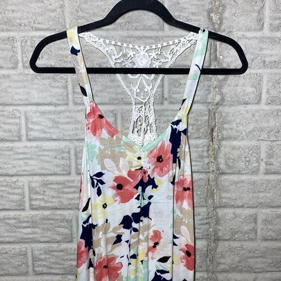 NWT MSRP $48 Catherine Malandrino Crochet Racerback Chemise Women's Size Small - Picture 5 of 7